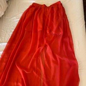 Blvd Corral Pink Maxi Skirt